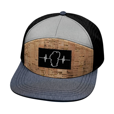 Tahoe - 7 Panel - Cork - Navy / Gray / Black - Jersey Mesh (Unisex)