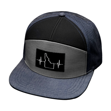 Idaho - 7 Panel - Navy / Gray / Black (Unisex)