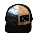 Tahoe - 6 Panel - Cork Hybrid - Trees - Laser Mesh (Unisex)