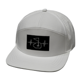 Golf - 7 Panel - White (No Photo) - Laser Mesh (Unisex)