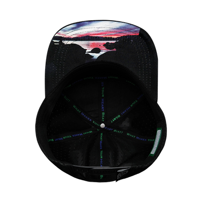 Tahoe - 7 Panel - Black Camo / Black - Laser Mesh (Unisex)
