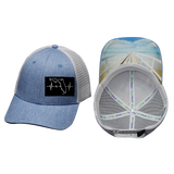 **YOUTH** Florida  - 6 Panel - Shallow Fit - Light Blue / White (Unisex)