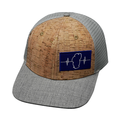 Tahoe - 6 Panel - Cork - Heather Gray / Gray - Trucker Mesh (Unisex)