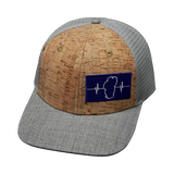 **YOUTH** Tahoe - 6 Panel - Cork - Heather Gray / Gray (Unisex)