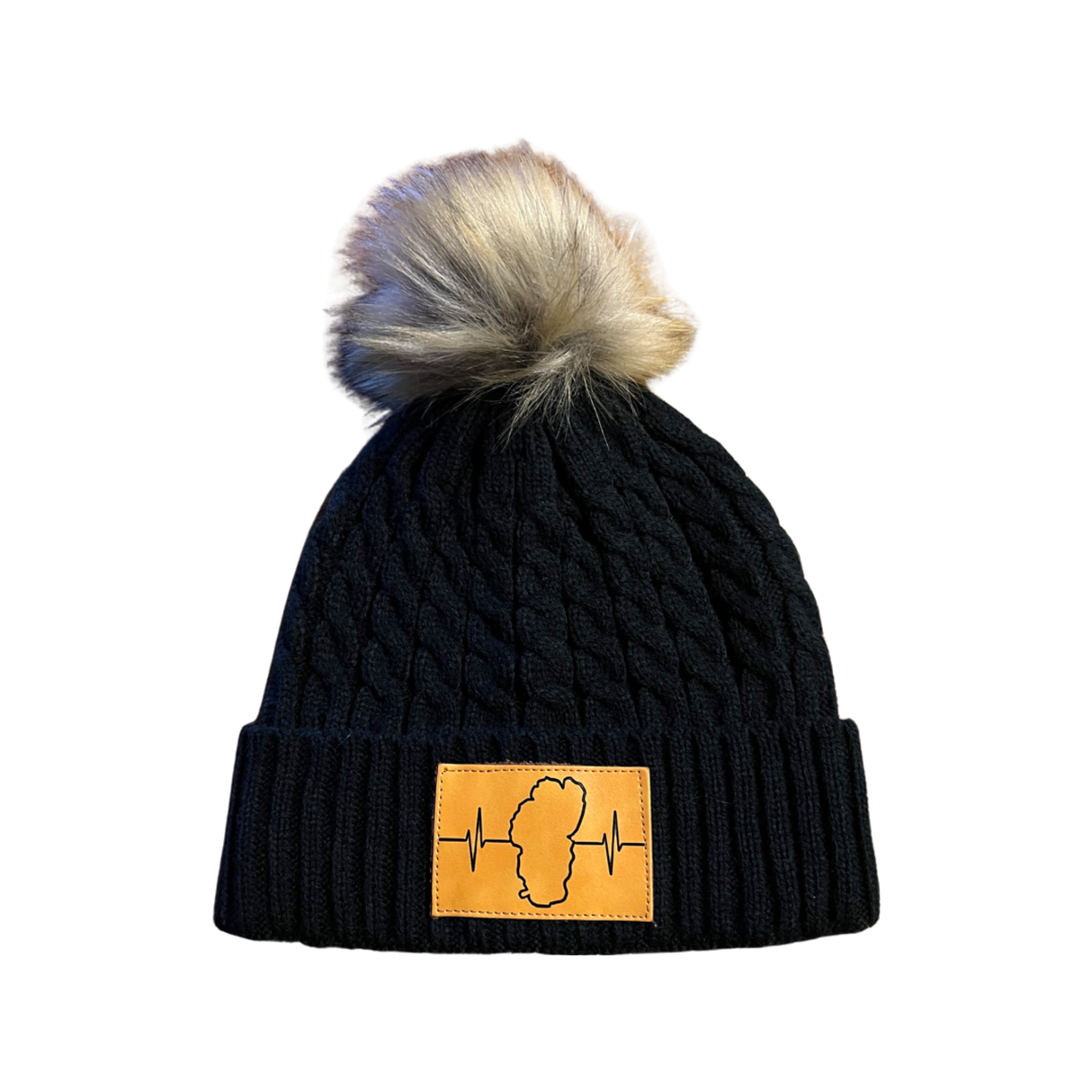 Tahoe - Beanie - Pom - Black (Unisex)