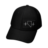 Nevada - 6 Panel - AirMesh - Athletic Fit - Black (Unisex)