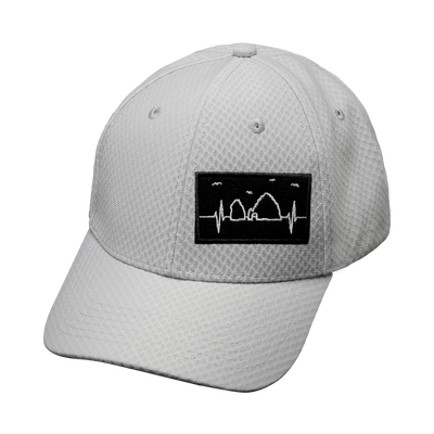 Cabo - 6 Panel - AirMesh - Atheltic Fit - Gray - Fabric Back (Unisex)