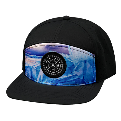 THB - 7 Panel - Sea Ice / Black - Laser Mesh (Unisex)