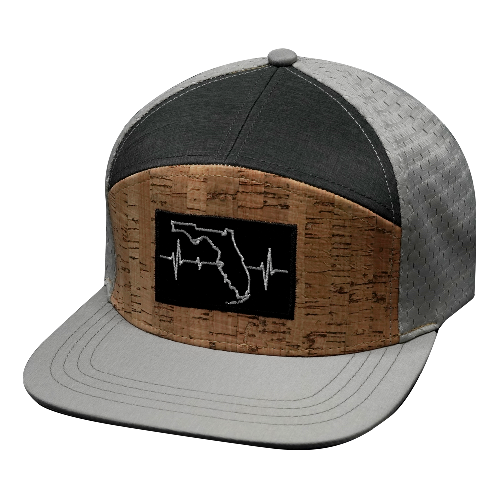 Florida - 7 Panel - Cork - Gray / Charcoal (Unisex)