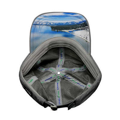 Tahoe - 6 Panel - Unstructured - Relaxed Fit - Gray - Fabric Back (Unisex)