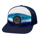 THB - 7 Panel - Sand Drift / Navy - Laser Mesh (Unisex)