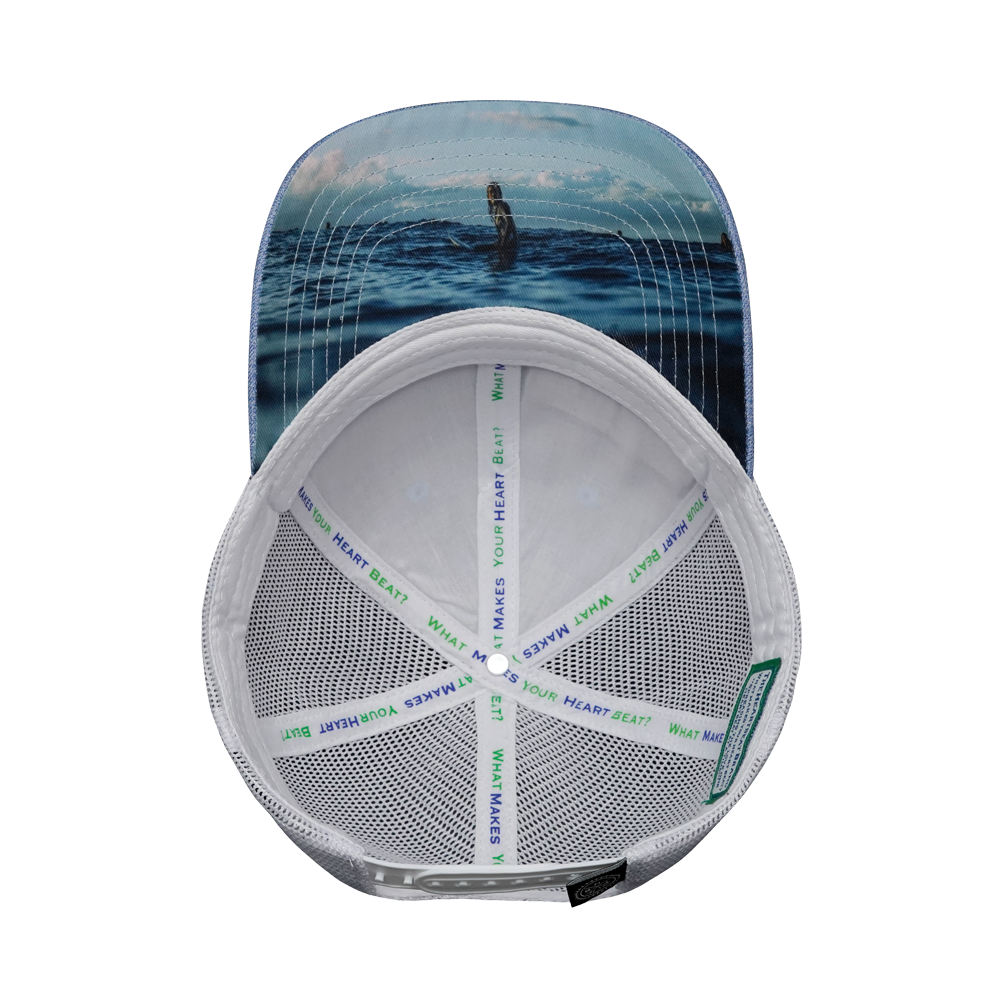 Surf - 6 Panel - Shallow Fit - Light Blue /  White (Unisex)