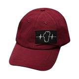 Tahoe - 6 Panel - Unstructured - Relaxed Fit - Maroon - Laser Mesh (Unisex)