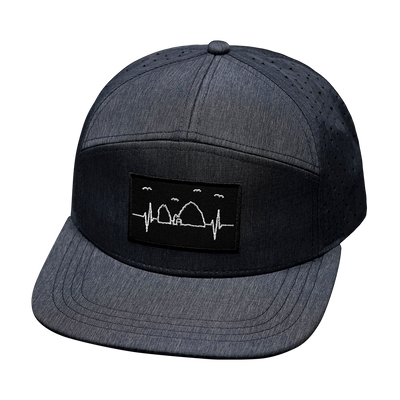Cabo - 7 Panel - Ocean Blue - Laser Mesh (Unisex)