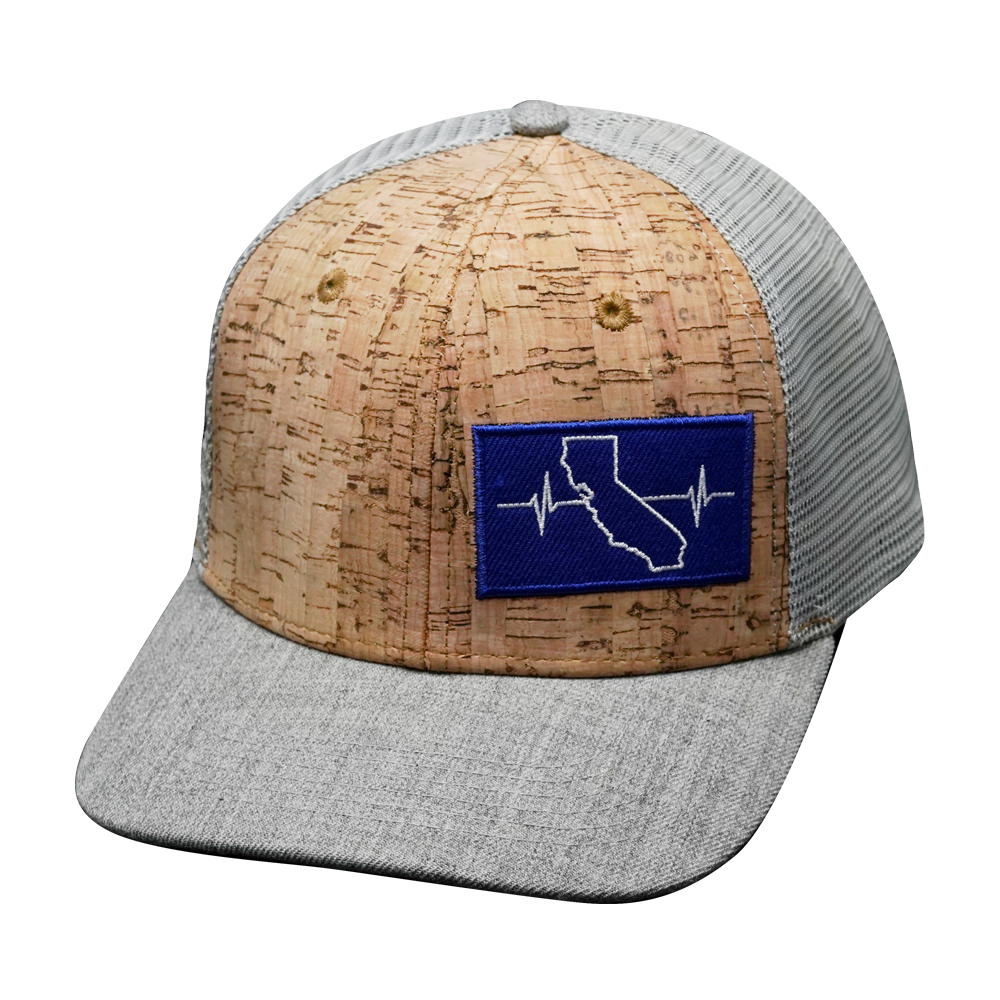 California - 6 Panel - Cork - Heather Gray / Gray (Unisex)