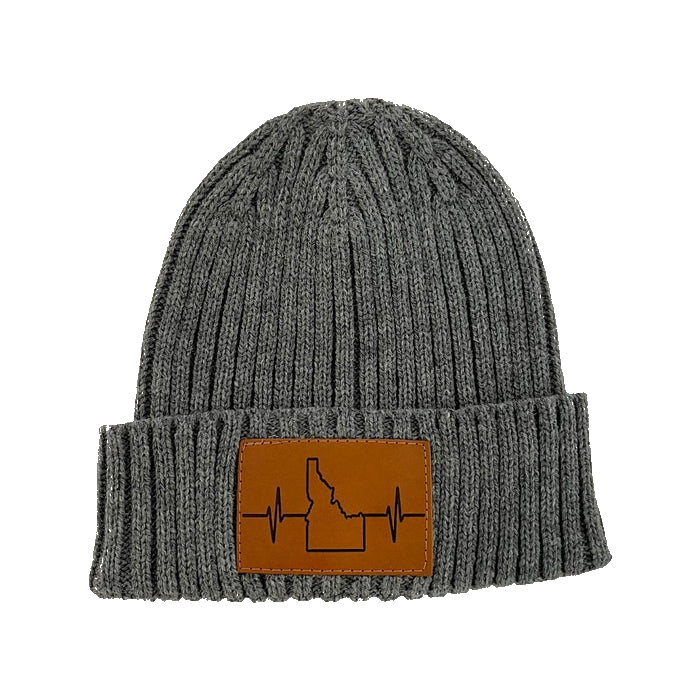 Idaho - Beanie - Ribbed Cuff - Gray (Unisex)