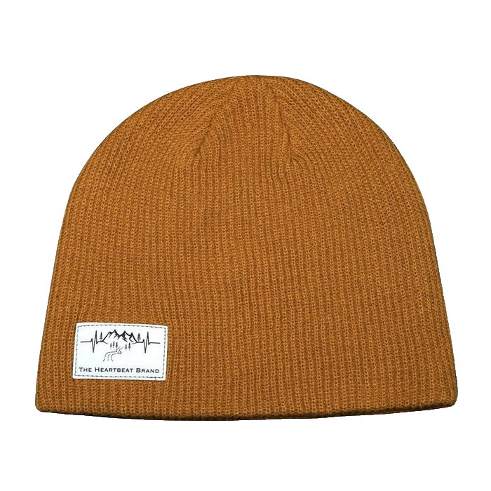 Mountains - Beanie - No Cuff - Copper (Unisex)