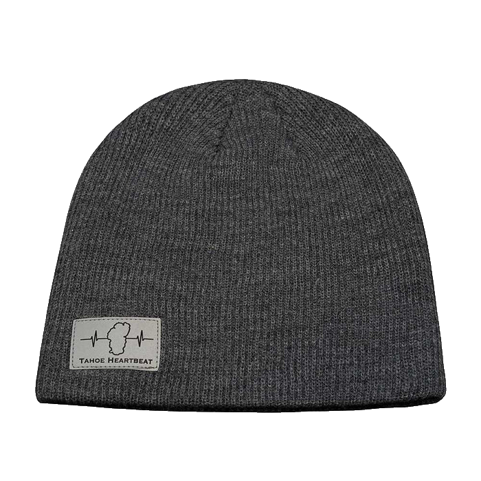Mountains - Beanie - No Cuff - Gray (Unisex)